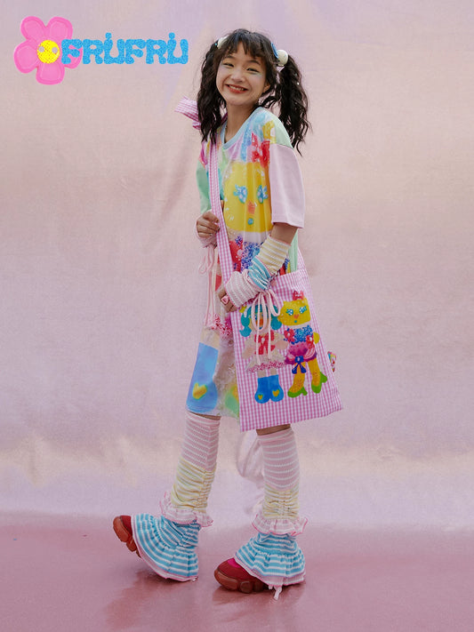 Gollum Store Original Design Girls' Y2K Lace Lace Sweetheart Spicy Girl Spring/Summer Sock Sleeves and Sleeves