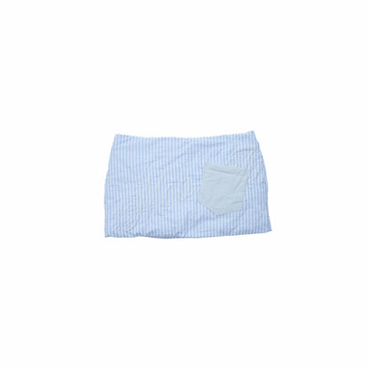 Embroidered Shirt & Tie Skirt Set