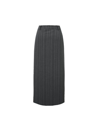 Exclusive Long Striped High-Waisted Bodycon Skirt – Hong Kong Retro