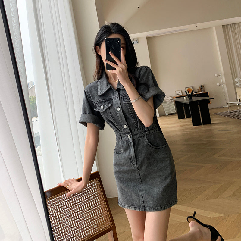 Slim Denim Dress