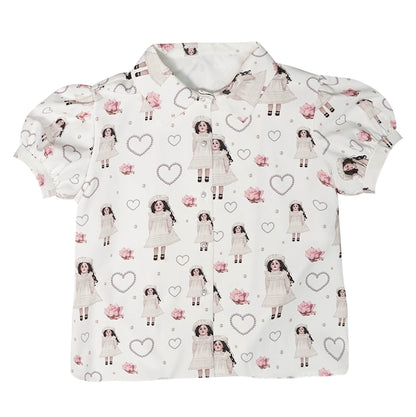 Doll Rose Bubble Shirt
