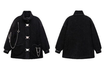 Lamb Wool Winter Coat