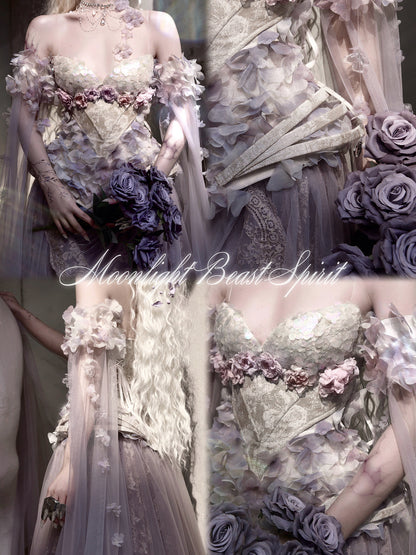 Fairy Corset Bustier Top | Moonlight Fishbone Bra