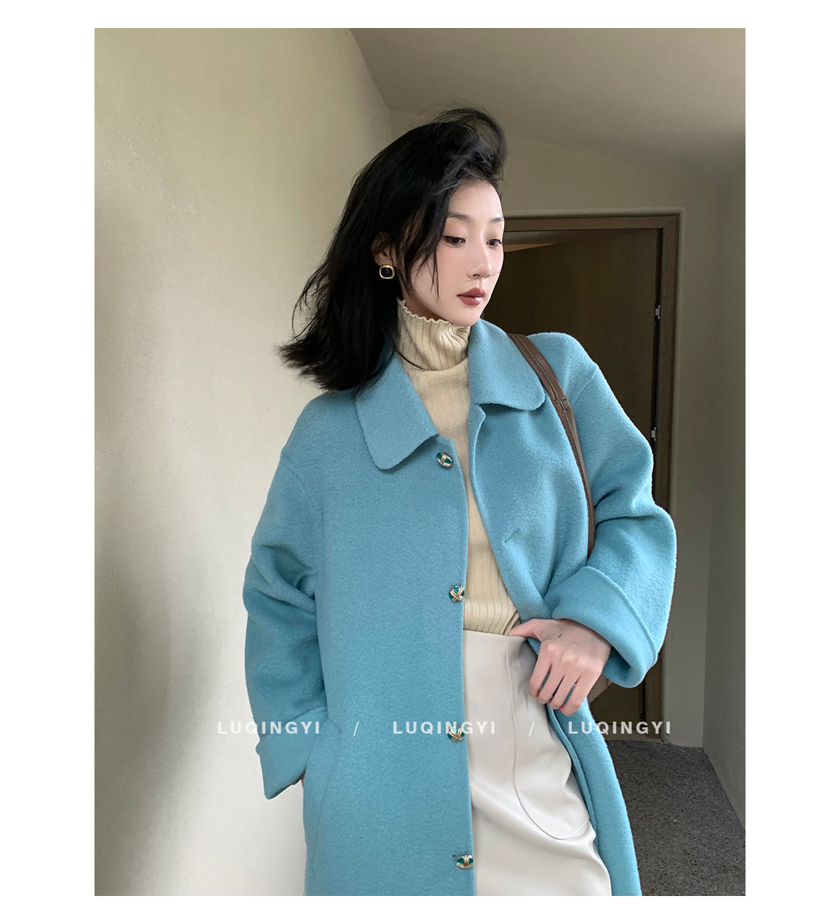 Snow Wool Elegant Coat