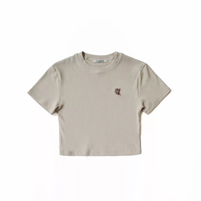 M2R Embroidered Striped T-Shirt