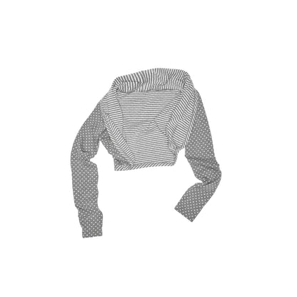 Reversible Polka Dot Stripe Suspender Jumpsuit – Slimming Short Set