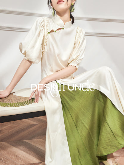 Zen-style Improved Cheongsam Dress