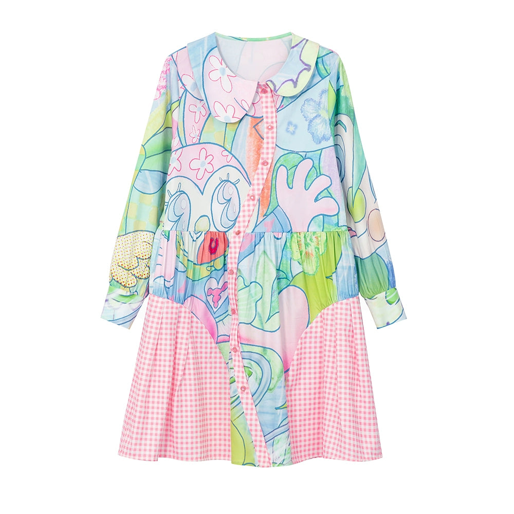 Bear & Rabbit Shirt Dress