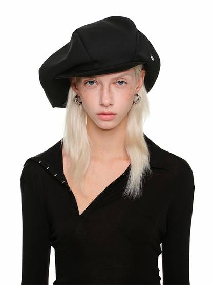 Versatile Cat’s Paw British Newsboy Hat – Playful & Chic Cap