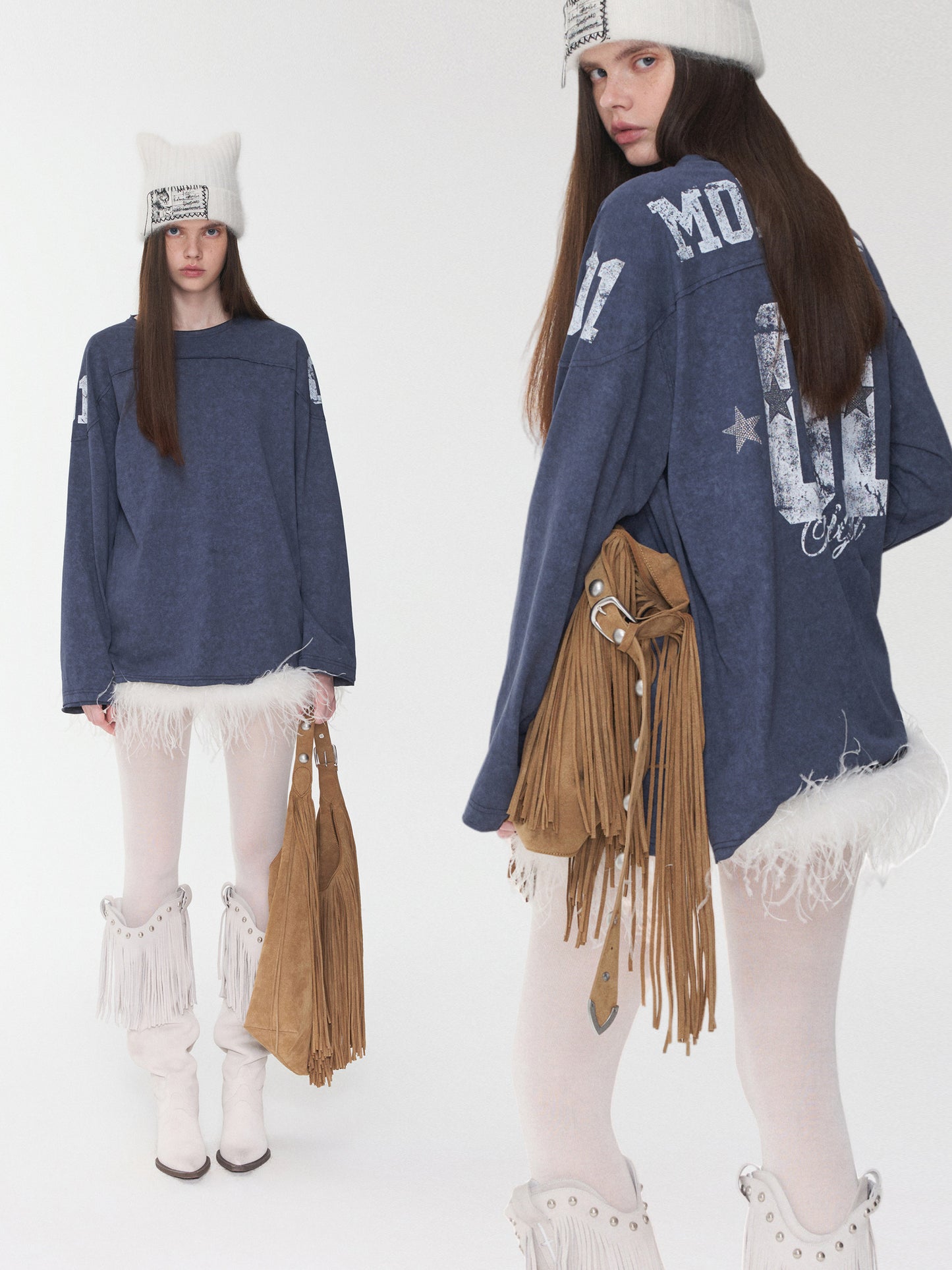 Football Graphic Rhinestone Tee