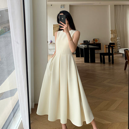 Goddess Style Sleeveless Long Dress