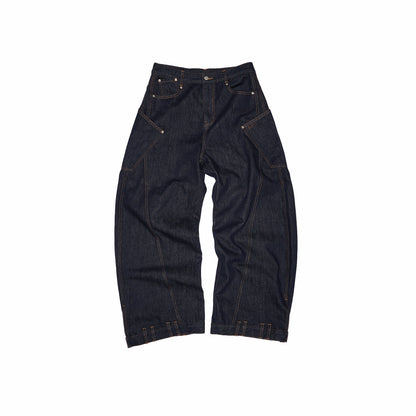 Deconstructed Denim Jacket & Jeans Set