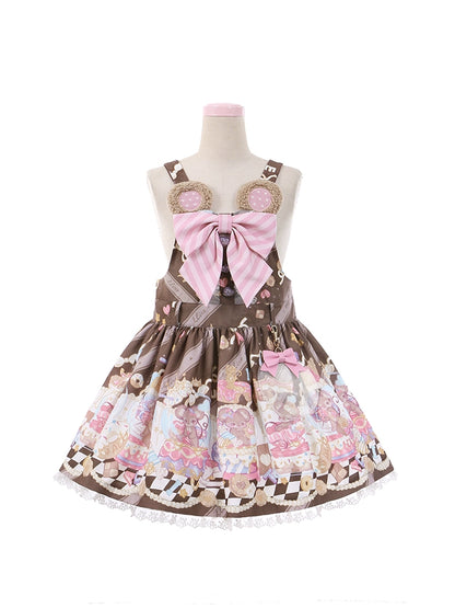 Lolita Bobo Sweet Mouse Low-Waist Strap Dress