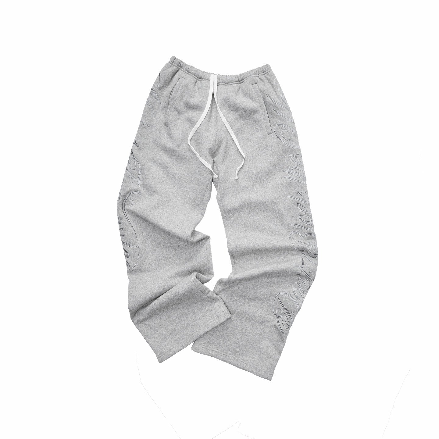 Embroidered Fur Hoodie & Sweatpants Set