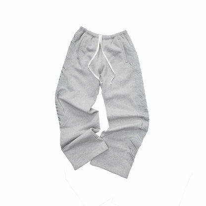 Embroidered Fur Hoodie & Sweatpants Set
