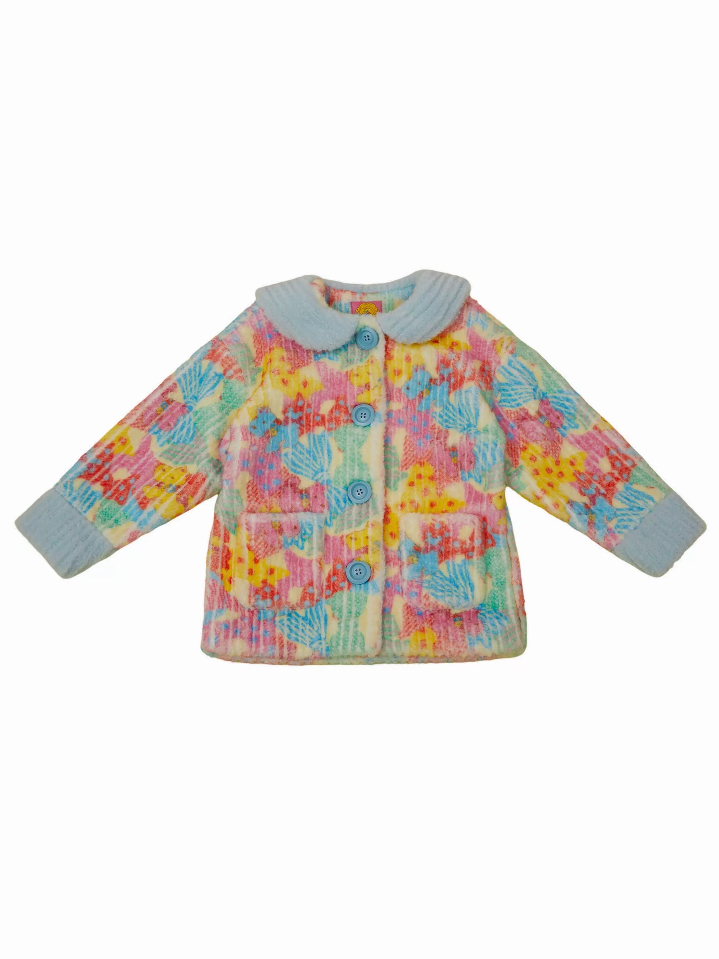 Printed Plush Jacket | Cute Women’s Winter Coat