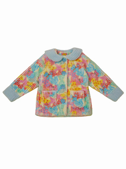 Printed Plush Jacket | Cute Women’s Winter Coat