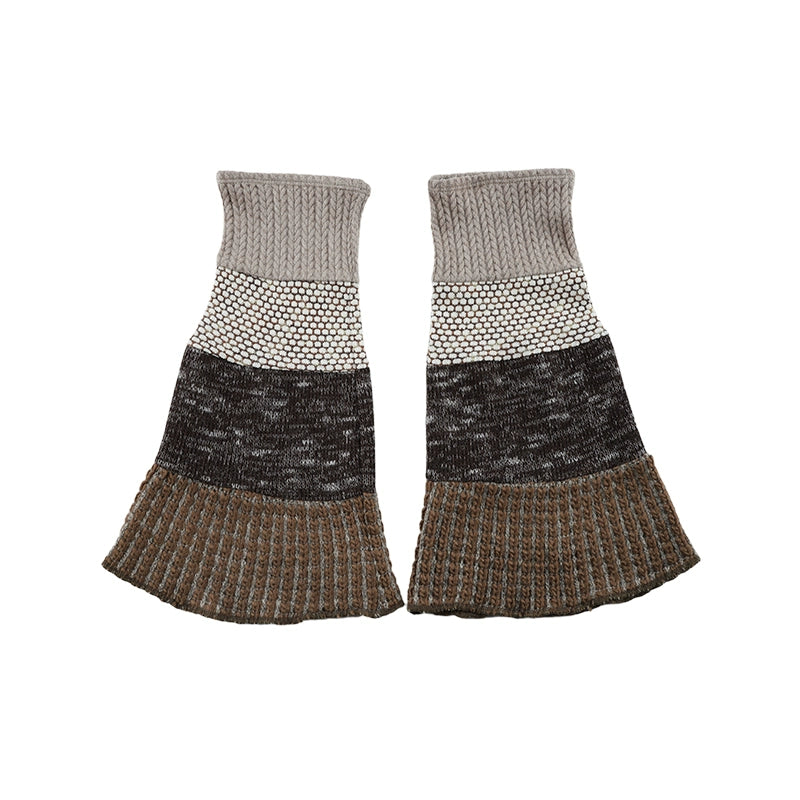 Mixed Color Knit Socks/Leg Covers