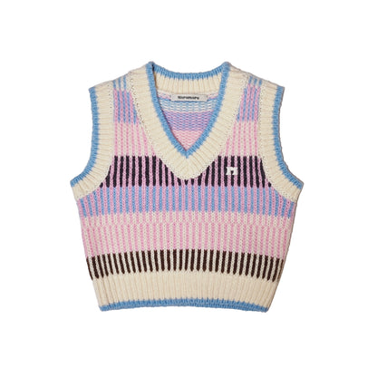 Striped Wool Tank Top, Retro Academy