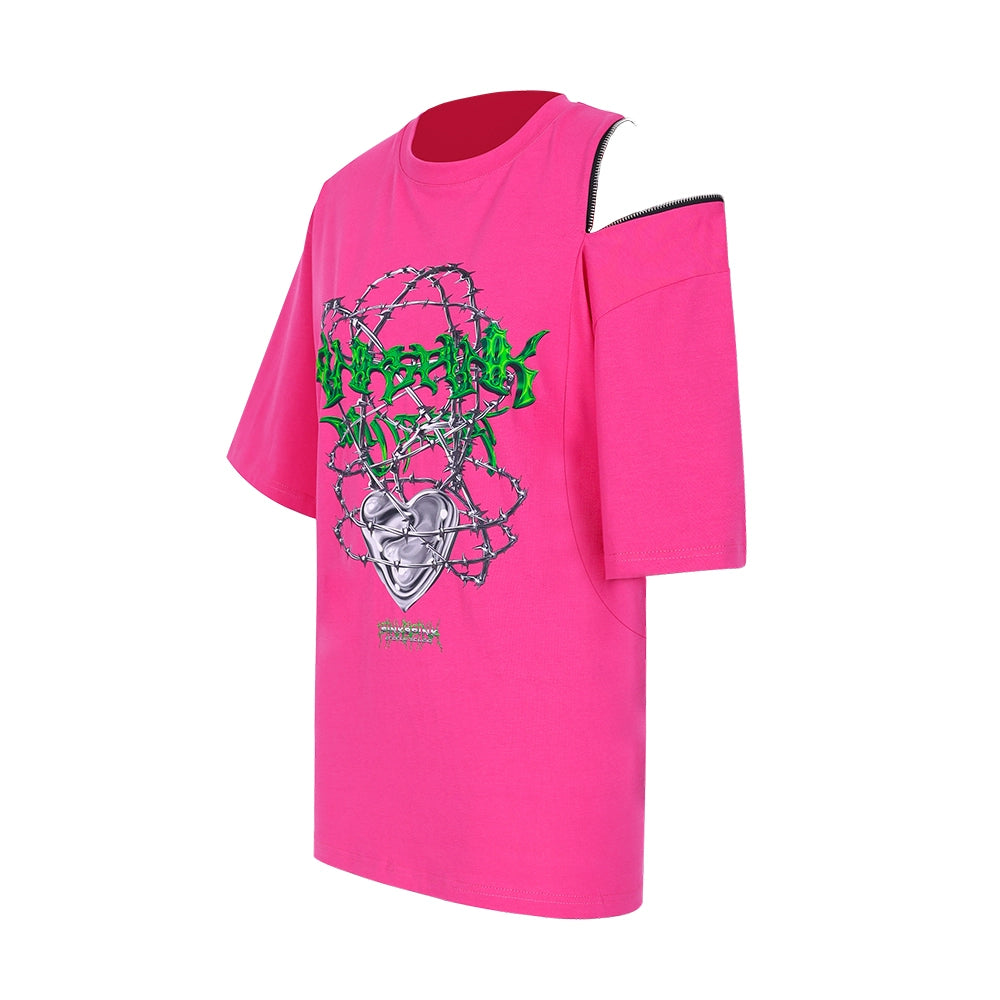 Thorn Heart Print T-shirt