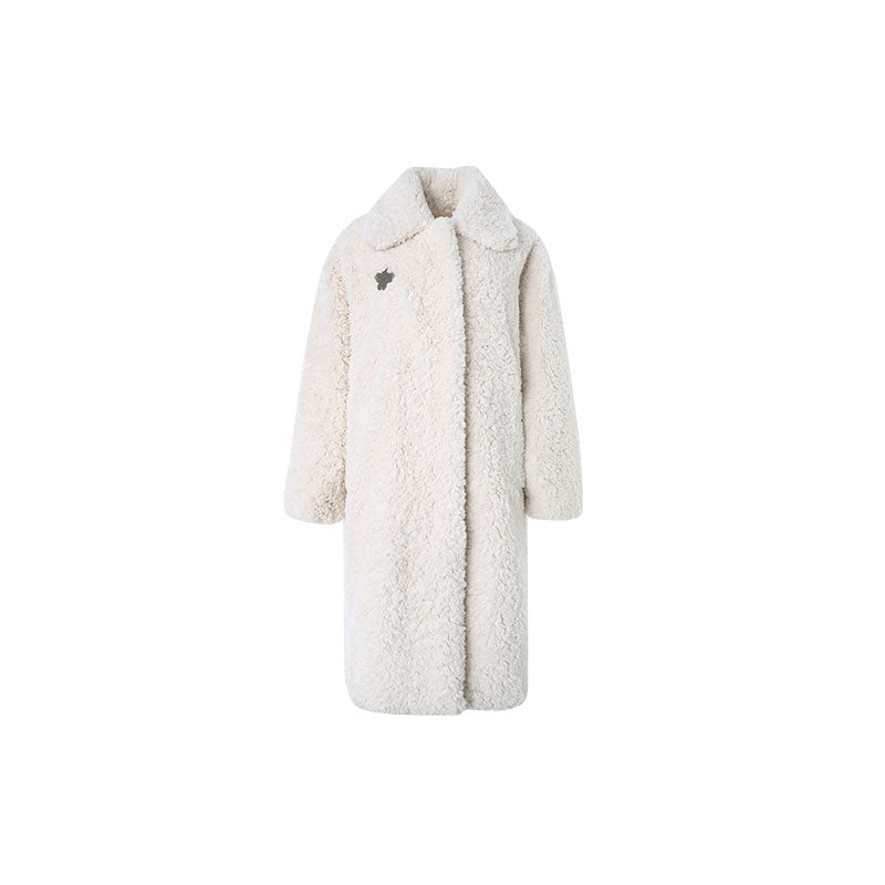 Starry Plush Eco Fur Coat