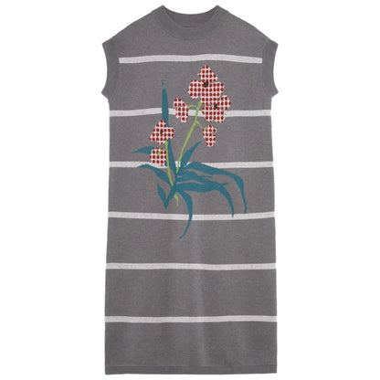 웨이브 도트 phalaenopsis : 줄무늬 니트 드레스