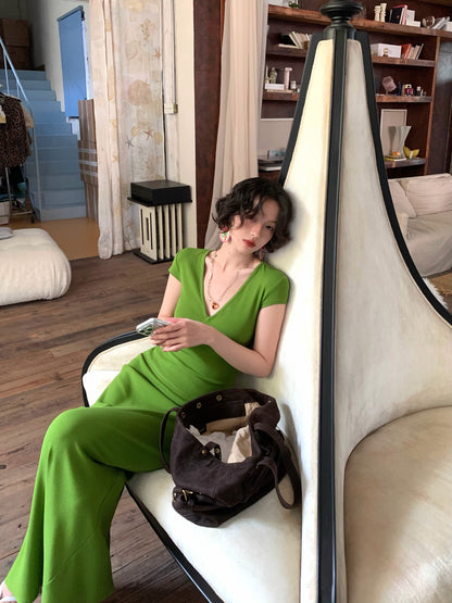 Green Vine Firefly Dream Top & Skirt Set