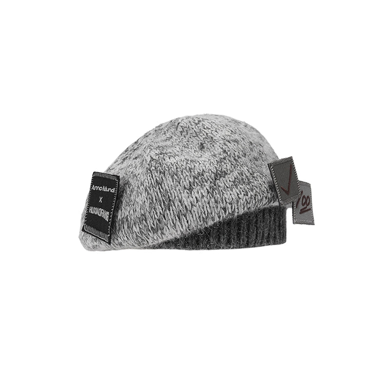 Embroidered Vintage Knitted Hat