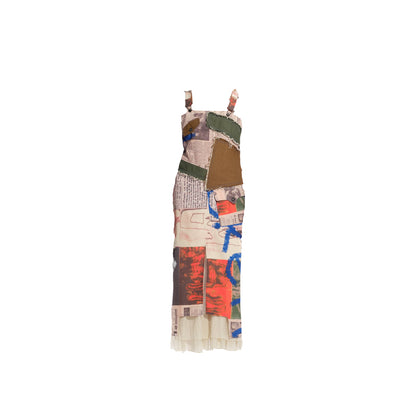 Graffiti Girl Strap Cami Dress