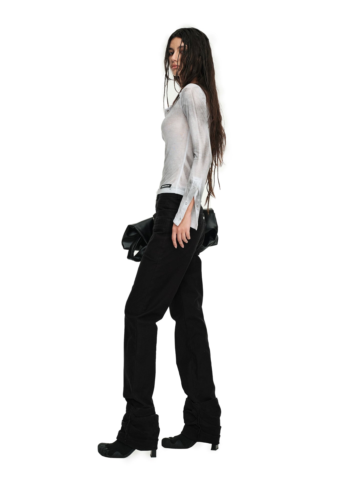 Ultimate Leg-Lengthening Effect | Double Waist Pleated Straight Casual Pants