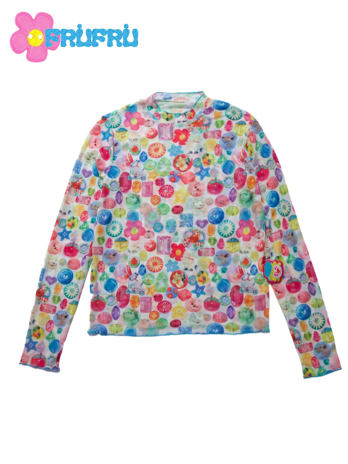 Gollum Store & Happy Original Design Girls' Cartoon Print Mesh Base Layer