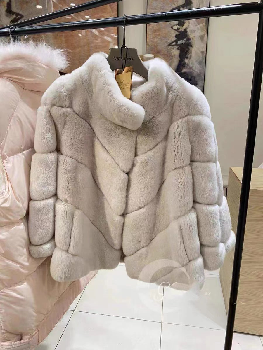 Milk Tea Bunny Coat