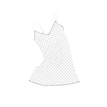 Polka Dot Cat Paw Knit Slip Dress – Waist Cinched Babes Fit