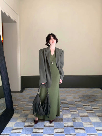 Molin Watch Loose-Fit Suit Jacket – Hong Kong Retro Autumn Modern Classic