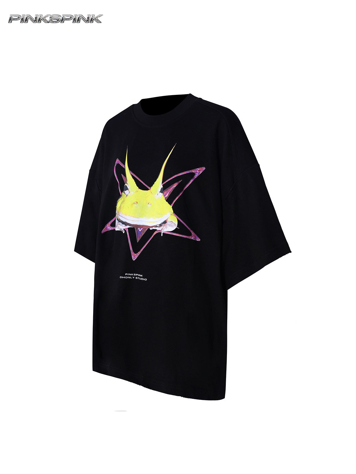 Rock Frog Graphic Loose-Fit Punk Y3K Unisex Tee