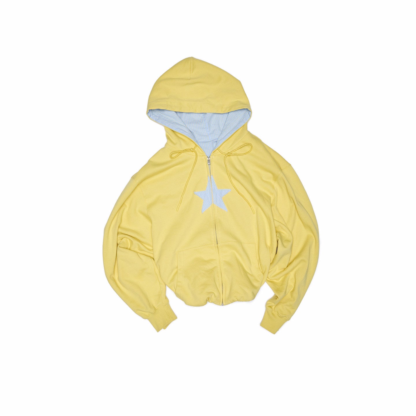 Star Patchwork Hooded Sweatshirt