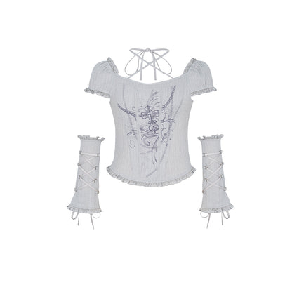 Lace Sleeve Delight Tee