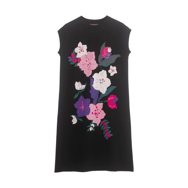 A relaxed best dress with a Japanese cherry blossom pattern-Items that  enhance the charm of women  Serendute