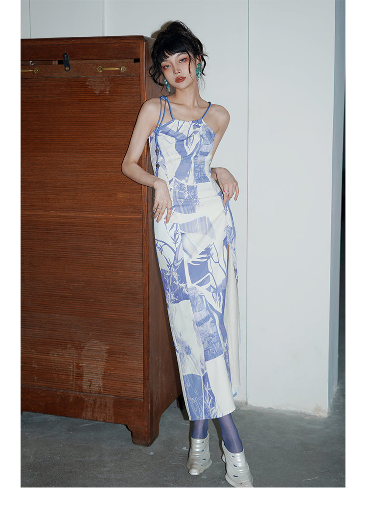Charming Oriental Maxi Dress