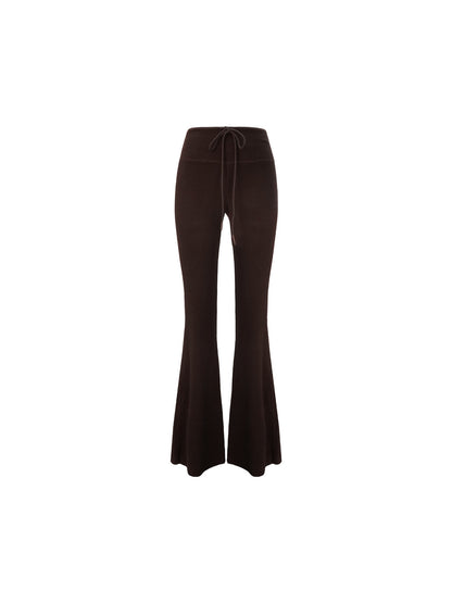 Coffee Brown Bootcut Trousers