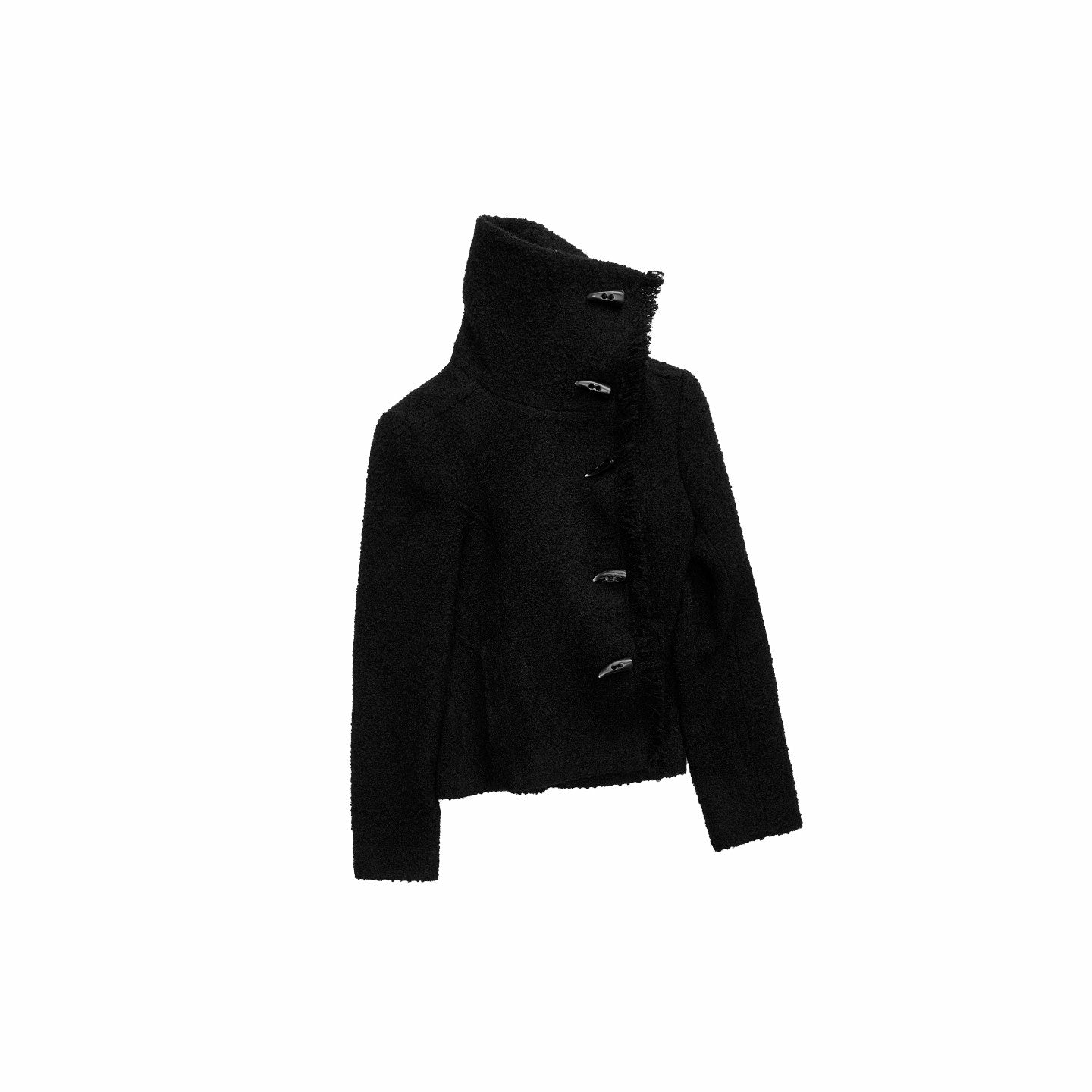 Wool Blend Cropped Jacket