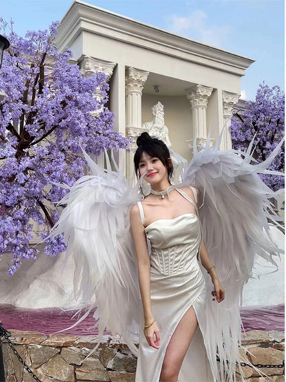 Herringbone Birthday Slip Dress – Luxe Coming-of-Age Party Gown