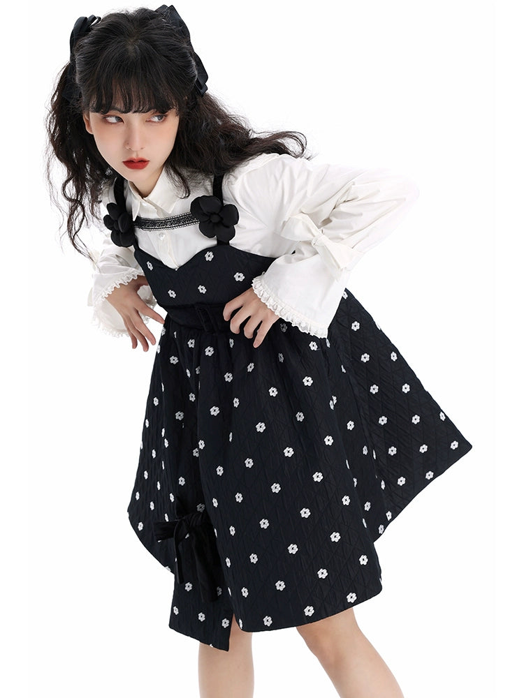 Polka Dot Suspended Doll Skirt