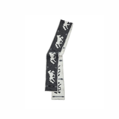 Fair Isle Pony Knit Scarf