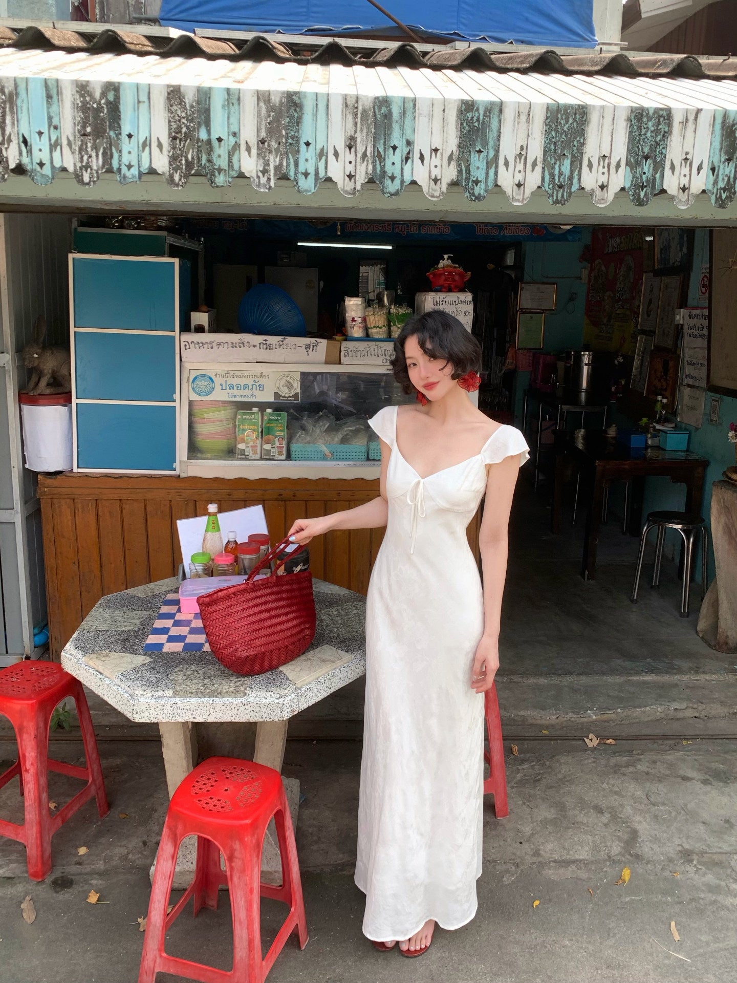 Zero Degree Grace V-Neck Midi Dress