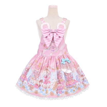 Lolita Bobo Sweet Mouse Low-Waist Strap Dress