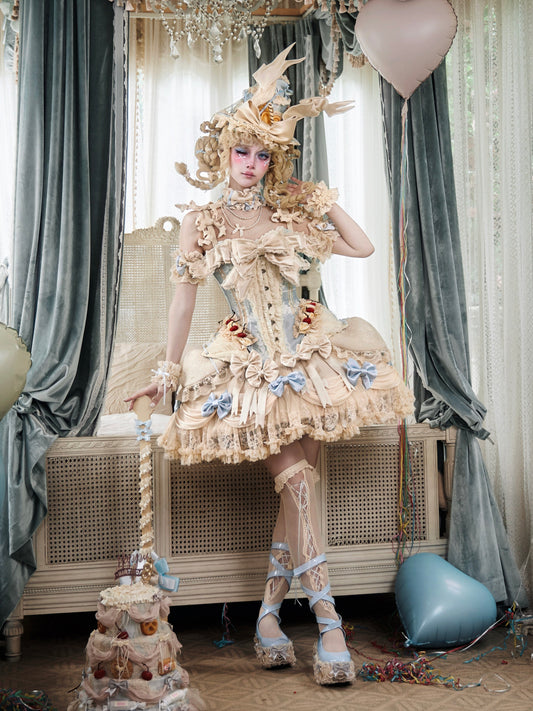 French Rococo Corset Top | Fishbone Cake Bustier