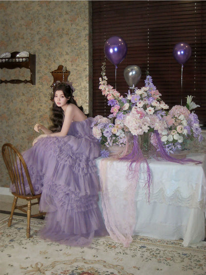 Zen-Inspired Cheongsam Halterneck Dress – Luxe Morning Robe for Engagements