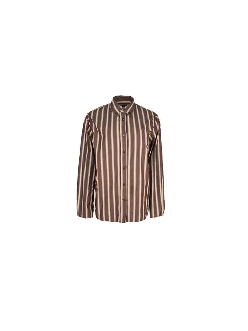 Slim Contrast Striped Shirt