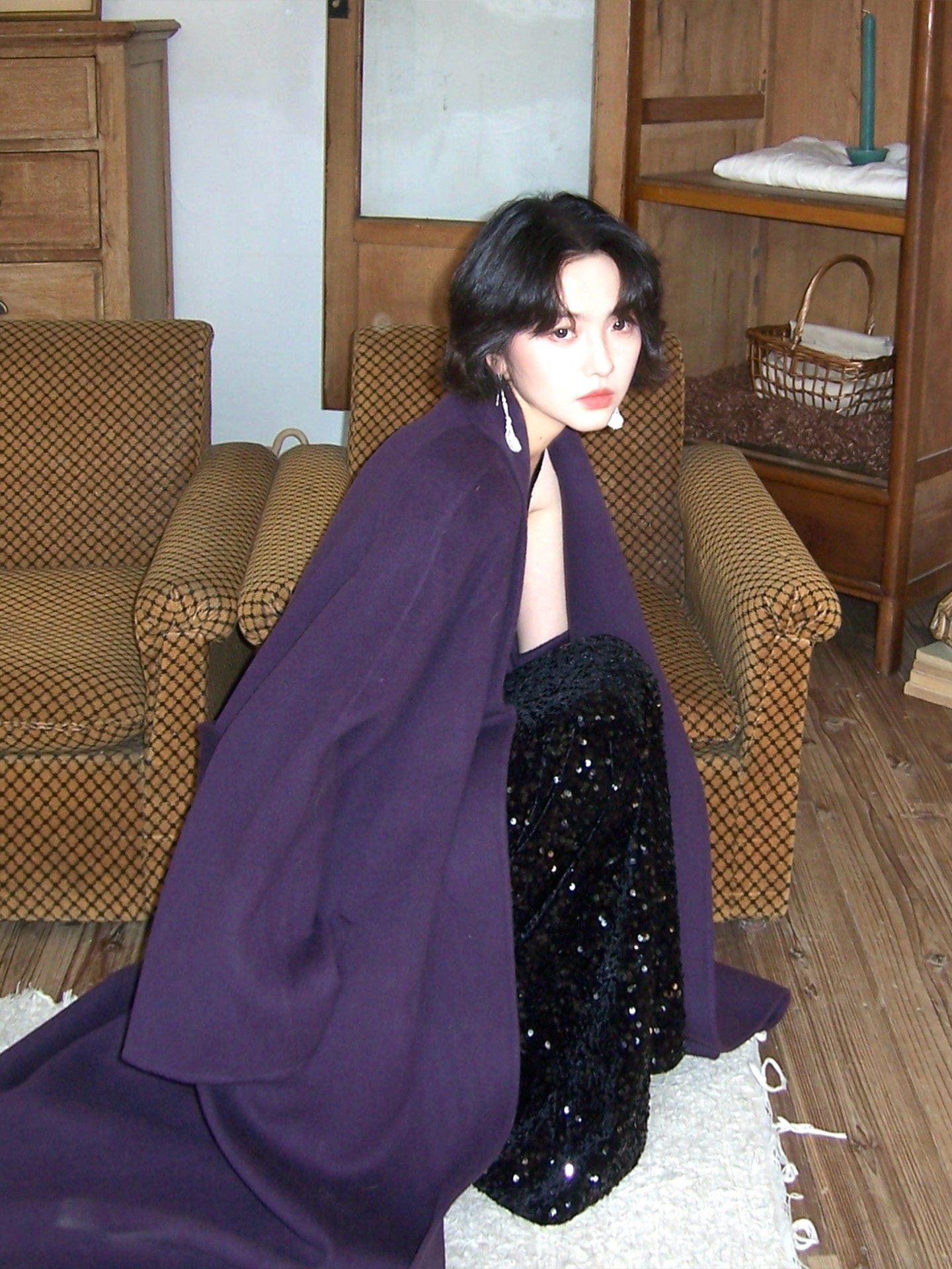 Hong Kong Chic Belted Double-Faced Wool Coat